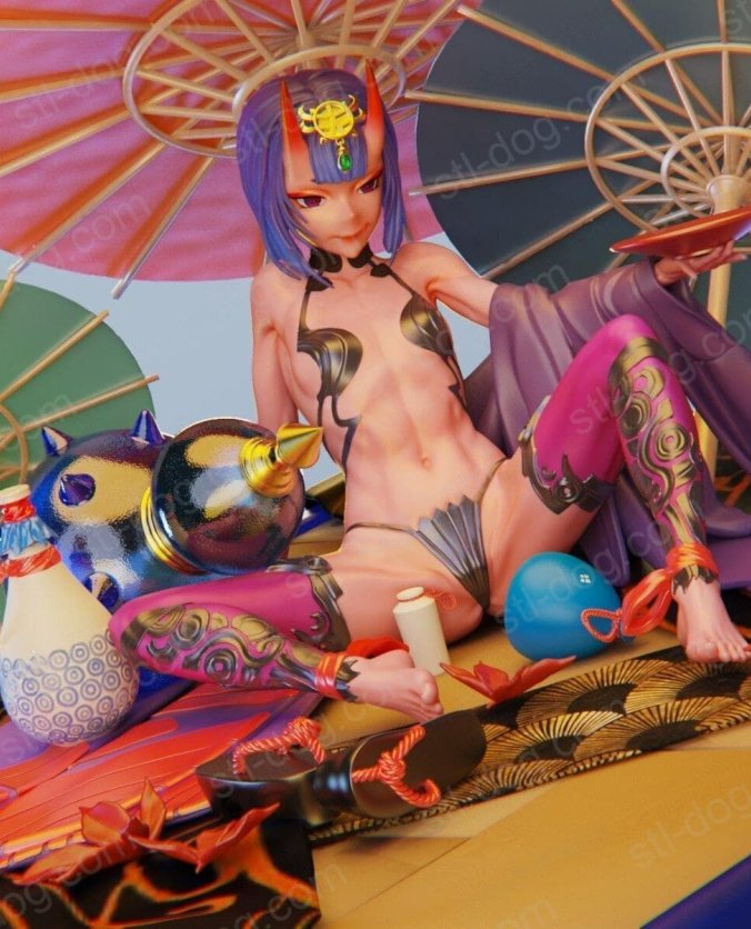 酒呑童子(Shuten Douji) 3D打印图纸